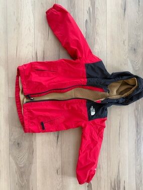 The North Face Tan Sherpa Lined Toddler Jacket